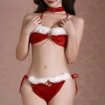 christmas-plush-edged-bikini-1 sexy christmas costumes
