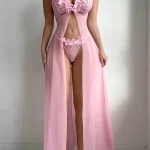cute-lingerie-dress-pink-flower-suit-3 best lingerie website