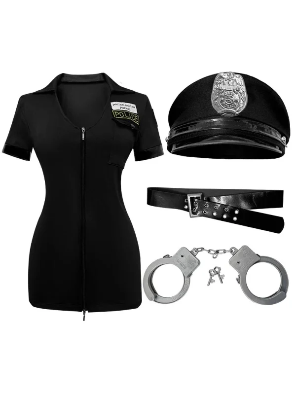 sexy-police-cosplay-zipper-jumpsuit-9 sexy police cosplay