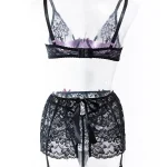 teddy-lingerie-black-lace-apron-set-6 lingerie teddy