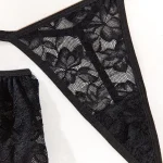 teddy-lingerie-black-lace-apron-set-8 lingerie teddy