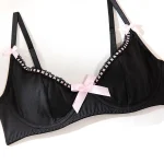 teddy-lingerie-cute-bownot-black-set-7 lingerie teddy