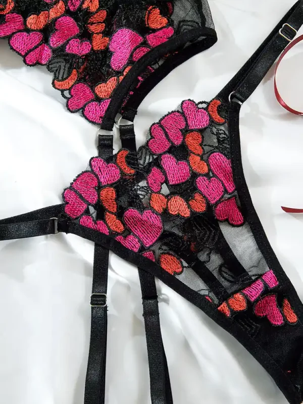 teddy-lingerie-cute-heart-4-piece-set-8 lingerie teddy