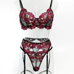 teddy-lingerie-cute-heart-4-piece-set-9 lingerie teddy