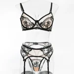 teddy-lingerie-floral-mesh-set-11 sexy teddy lingerie