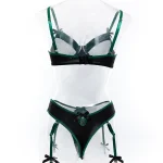 teddy-lingerie-green-black-mesh-suit-8 lingerie teddy