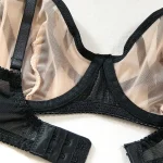 teddy-lingerie-grid-mesh-underwear-set-7 lingerie teddy