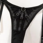 teddy-lingerie-halter-cross-mesh-set-5 lingerie teddy