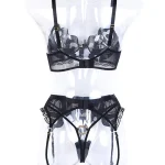 teddy-lingerie-heart-embroidered-mesh-set-5 lingerie teddy