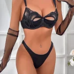 teddy-lingerie-hollow-stain-set-1 lingerie teddy