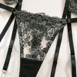 teddy-lingerie-hot-embroidered-4-piece-set-8 lingerie teddy