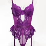 teddy-lingerie-lace-mesh-one-piece-7 lingerie teddy