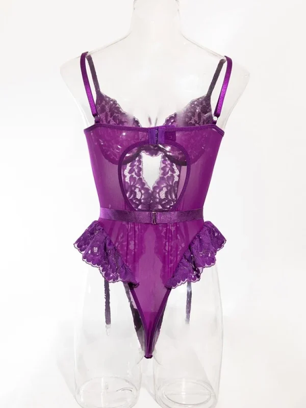 teddy-lingerie-lace-mesh-one-piece-8 lingerie teddy