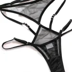 teddy-lingerie-mesh-black-hollow-suit-7 lingerie teddy