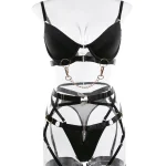 teddy-lingerie-metal-style-set-3 lingerie teddy