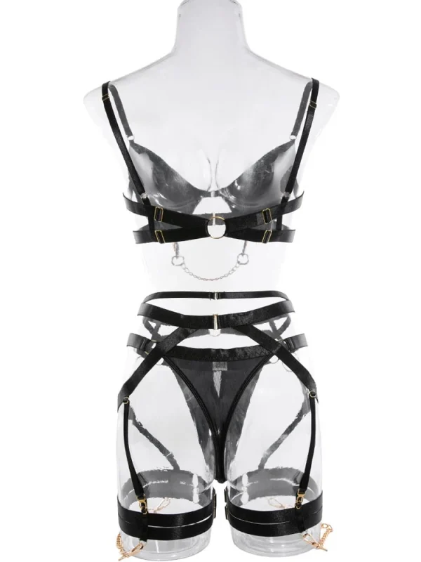 teddy-lingerie-metal-style-set-5 lingerie teddy