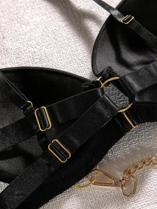 teddy-lingerie-metal-style-set-7 lingerie teddy