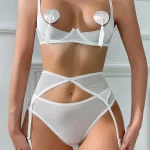 teddy-lingerie-open-cup-mesh-set-12 lingerie teddy