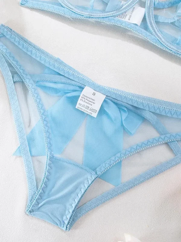 teddy-lingerie-perstective-blue-bow-suit-6 lingerie teddy