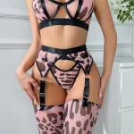 teddy-lingerie-pink-leopard-set-1 lingerie teddy