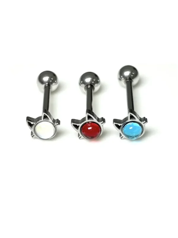 Body-Jewellery-Cat-Crystal-Tongue-Stud-5 tongue piercing studs