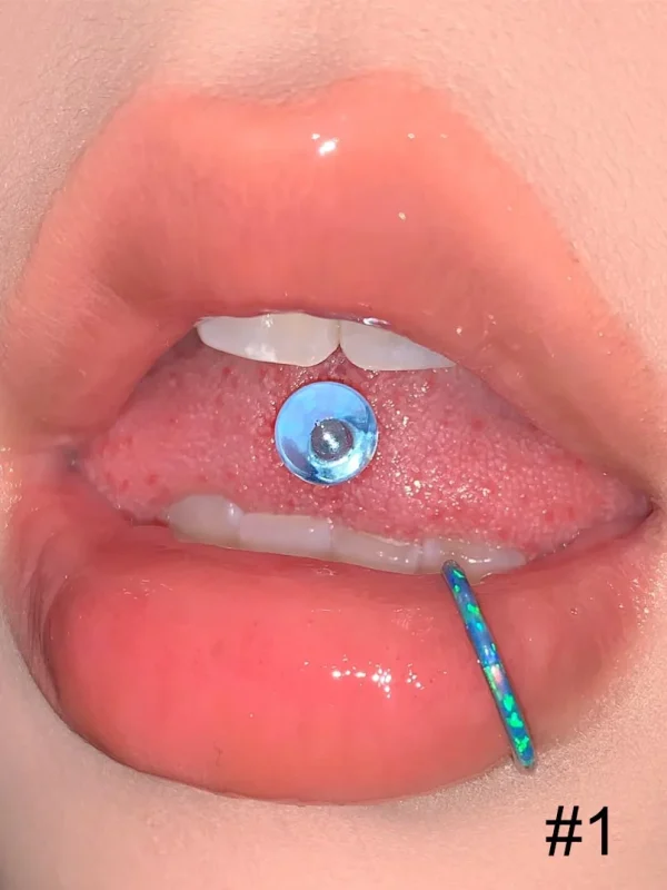Body-Jewellery-Colorful-Acrylic-Tongue-Stud-2 tongue piercing studs