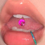 Body-Jewellery-Colorful-Acrylic-Tongue-Stud-6 tongue piercing studs