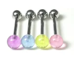 Body-Jewellery-Colorful-Acrylic-Tongue-Stud-7 tongue piercing studs