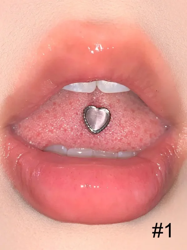 Body-Jewellery-Heart-Cat-Eye-Stone-Tongue-Stud-2 piercing jewellery