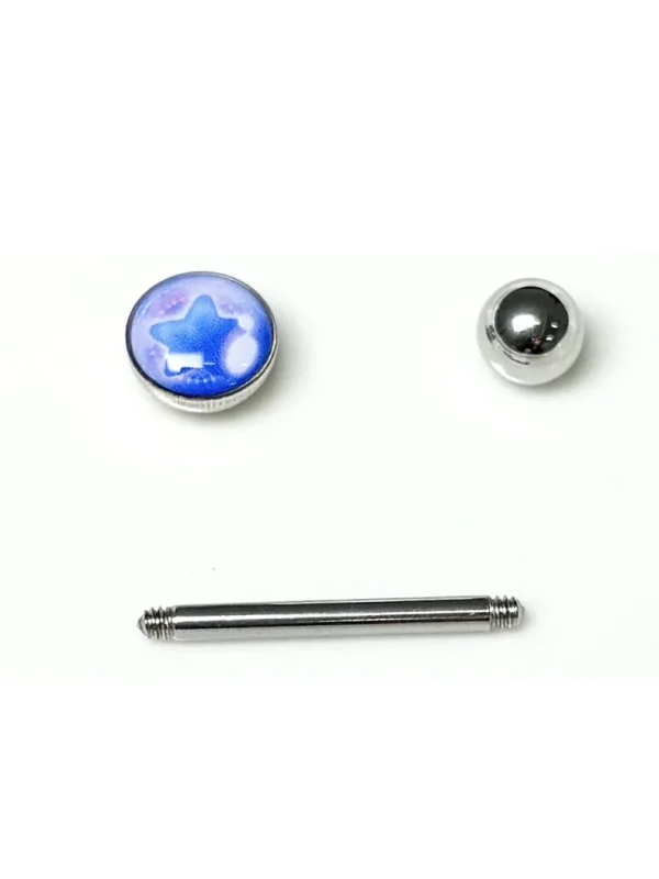 Body-Jewellery-Resin-Star-Tongue-Stud-7 tongue piercing studs