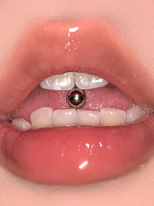 Body-Jewellery-Titanium-Ball-Tongue-Stud-2 Body Jewellery Titanium Ball Tongue Stud L067