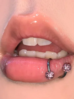 Piercing-Jewellery-Diamond-Ball-Lip-Stud-1 lip piercing rings