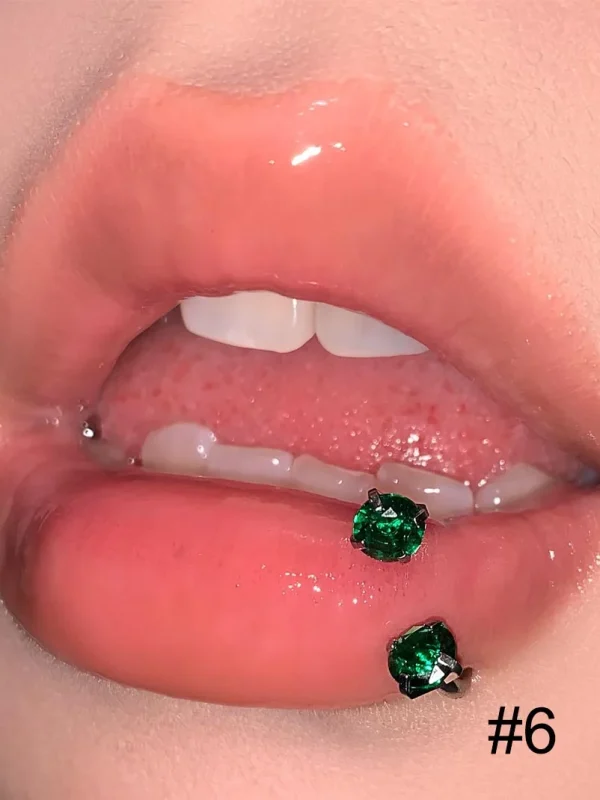 Piercing-Jewellery-Shine-Zircon-Lip-Stud-7 lip piercing rings