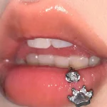 Piercing-Jewellery-Zircon-Claw-Lip-Stud-1 lip piercing rings
