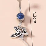 belly-button-piercing-ring-angle-girl-body-jewelry-2 belly button jewellery