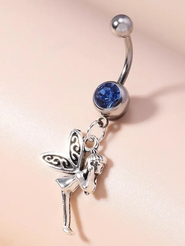 belly-button-piercing-ring-angle-girl-body-jewelry-3 belly button jewellery
