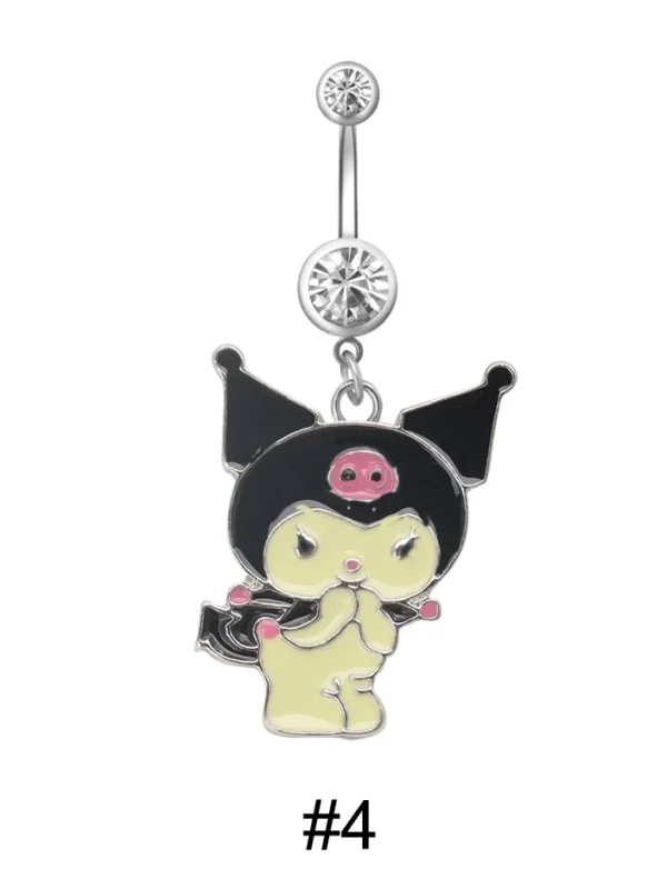 belly-button-piercing-ring-anime-collection-body-jewelry-5 belly button jewellery