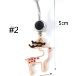 belly-button-piercing-ring-christma-collection-body-jewelry-5 belly button jewellery