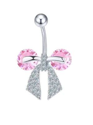 belly-button-piercing-ring-cute-bow-body-jewelry-1 belly button jewellery