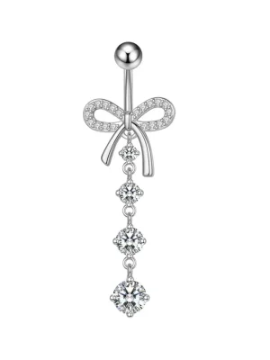 belly-button-piercing-ring-diamond-bow-body-jewelry-1 belly button jewellery