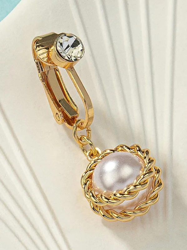 belly-button-piercing-ring-entangled-pearl-body-jewelry-3 belly button jewellery