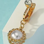 belly-button-piercing-ring-entangled-pearl-body-jewelry-4 belly button jewellery