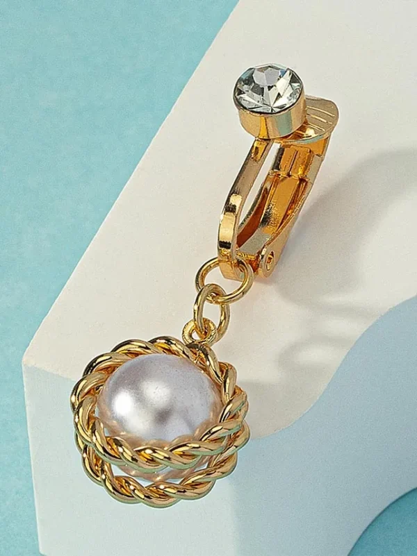 belly-button-piercing-ring-entangled-pearl-body-jewelry-4 belly button jewellery