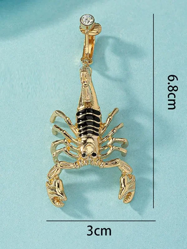 belly-button-piercing-ring-gold-scorpion-body-jewelry-2 belly button jewellery