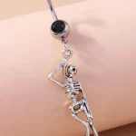 belly-button-piercing-ring-gothic-skeleton-body-jewelry-3 belly button jewellery