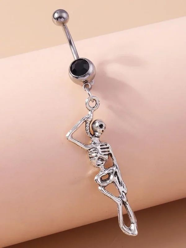 belly-button-piercing-ring-gothic-skeleton-body-jewelry-3 belly button jewellery