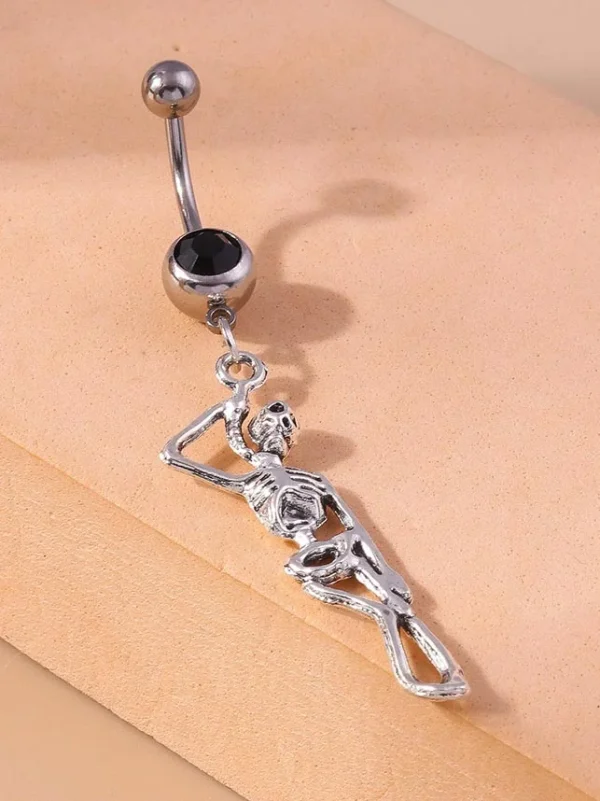 belly-button-piercing-ring-gothic-skeleton-body-jewelry-4 belly button jewellery