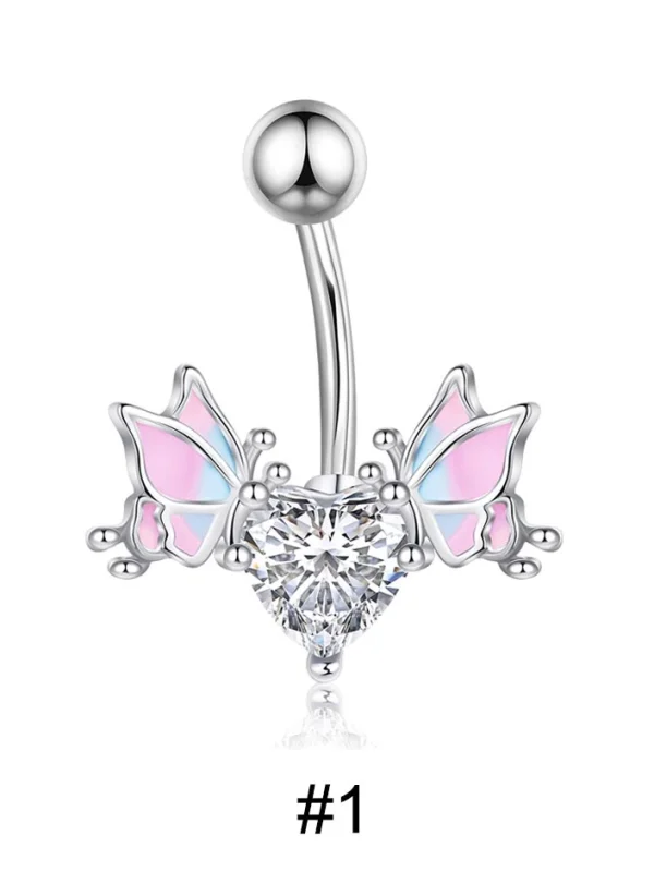 belly-button-piercing-ring-heart-butterfly-body-jewelry-2 belly button jewellery