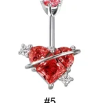 belly-button-piercing-ring-heart-rhinestone-body-jewelry-6 belly button jewellery