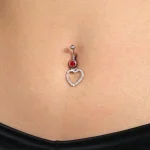 belly-button-piercing-ring-hollow-heart-body-jewelry-1 belly button jewellery